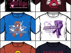 Easily Customize Your Awareness Apparel Easily Customize Your Awareness Apparel