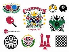 New Rec Sports Layout & Clip Art for Custom T-shirt Design New Rec Sports Layout & Clip Art for Custom T-shirt Design