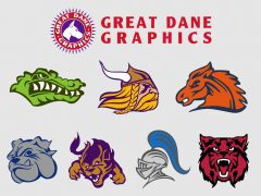 New School Team Mascot Clip Art from Great Dane Graphics New School Team Mascot Clip Art from Great Dane Graphics
