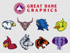 More School Team Mascot Clip Art from Great Dane Graphics More School Team Mascot Clip Art from Great Dane Graphics