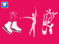 New Baton, Ballet and Skating Layout and Clip Art for Custom T-Shirt Design New Baton, Ballet and Skating Layout and Clip Art for Custom T-Shirt Design
