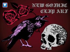 New Gothic and Grunge Clip Art for Custom T-shirt Design New Gothic and Grunge Clip Art for Custom T-shirt Design
