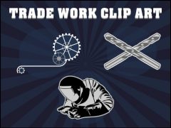 New Skilled Trade Jobs Clip Art for Logo and T-shirt Design New Skilled Trade Jobs Clip Art for Logo and T-shirt Design